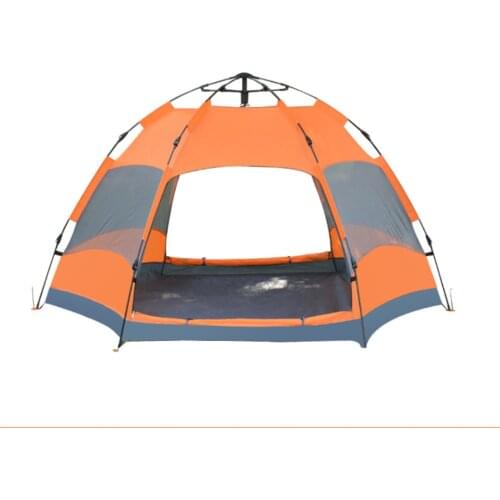 2-6Person Family Group Camping Leisure Travel Ventilation Rainproof Automatic Convenient Tent Construction Moisture-Proof Pad