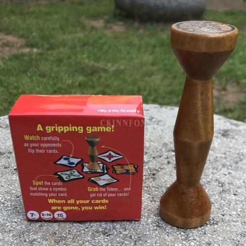 30Pcs/Lot 2018 Board Game Gold Wood Jungle Token Run Fast Pair Speed Forest For Party Fun Cards