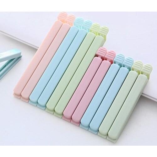 5PCS Kitchen Storage Food Snack Seal Sealing Bag Clips Mini Candy ColorVacuum Sealing Clamp Food Clip Kitchen Tool Accessories