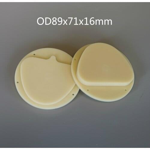 Professional Dental Consumables Composite Material Dental PMMA Blocks Discs for CAD/CAM Amann Girrbach System OD89x71x16mm 5pcs