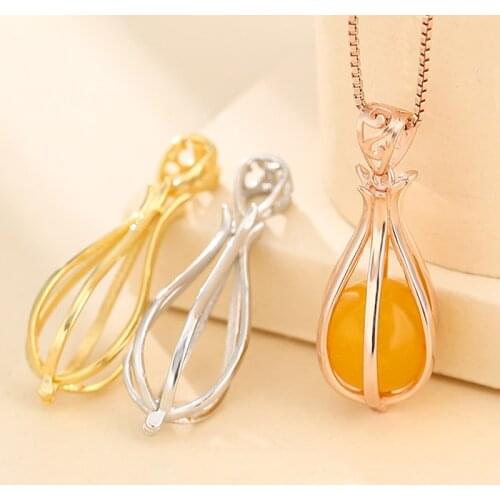 6 7 8 9 10mm Round 925 Sterling Silver Pendant Blank Cabochon Base Setting Bezel DIY Jewelry Making Component Accessories