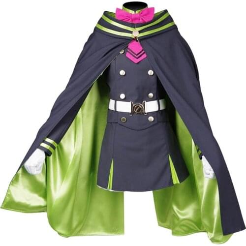 Anime Seraph Of The End Cosplay Owari No Seraph Cosplay Costume Krul Hiiragi Shinoa Full Set Holloween Costumes Outfits Women