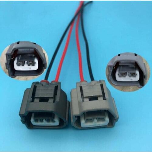 Free shipping 2 Pin/Way Ignition Coil Plug High Pressure Bag Connector Socket Housing With Pigtail For Hyundai for Kia forAccent