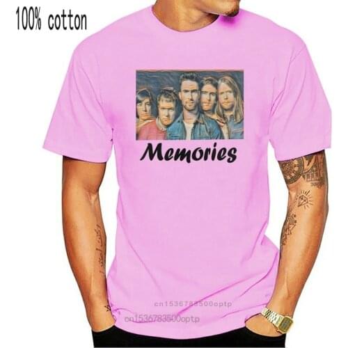 Maroon T Shirt Memories T-Shirt Man Cute Tee Shirt Graphic Cotton Short Sleeve Fashion Oversize Tshirt