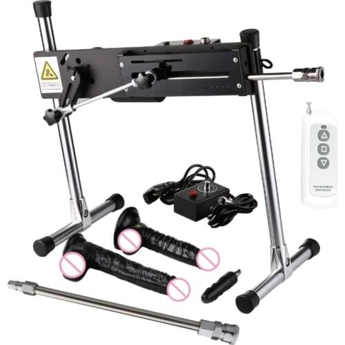 2021 Automatic Mute Sex Machine for Women and Men Wire/Remote Control with Dildo Masturbation Love Retractable Vibrator Sex Toys