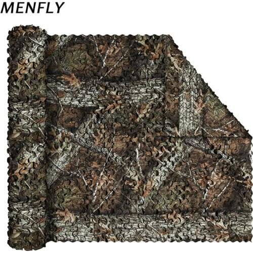 MENFLY Tree Trunk Camouflage Net Without Mesh Netting Grid Bole Bionic Pattern Network for Hunting Car Cover Awning Fence Adorn