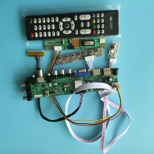 Kit For LM215WF3(SL)(A1)/SLK1/SLE1 remote Panel Controller board Digital DVB-C DVB-T VGA 1 CCFL TV USB AV LCD 30pin 1920X1080