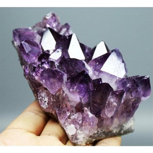 Natural Uruguay Amethyst crystal purple specimen for healing
