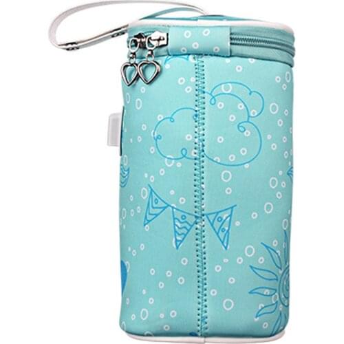 Newest Baby Outdoor Bottle Thermostat Bag Car Portable USB Heating Intelligent Warm Milk Tool Insulation Cover For Mom Travel
