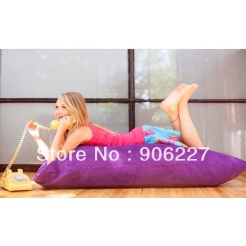 The original!! Junior PURPLE Pillowsaxx bean bag ,multifunctional adult beanbag bed,large bean bag cushion- free shipping