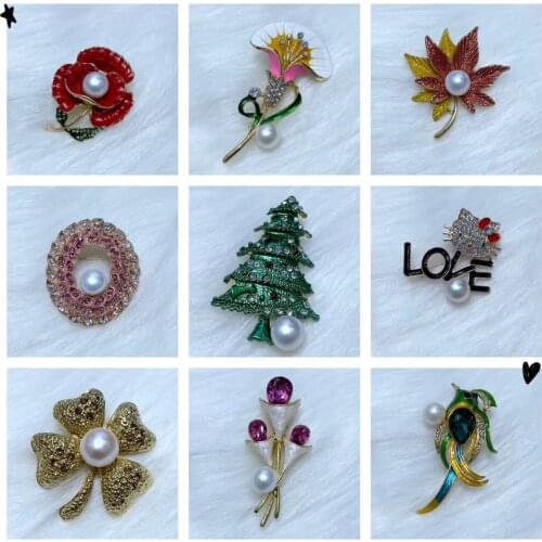 You Noble White Brooches For Clothes
