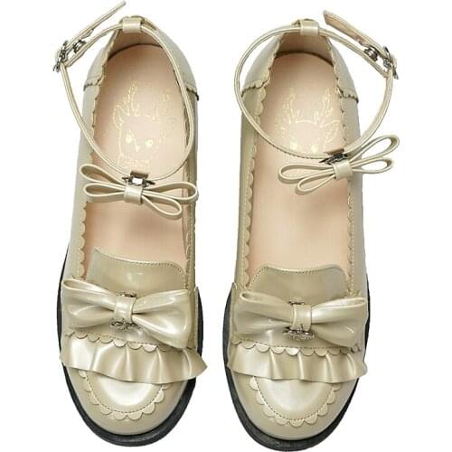 Sweet Lolita Princess Mary Janes Shoes Anime Cosplay Jk Uniform Women Shoes Party Girls Lolita College Student Low Heel Japanese