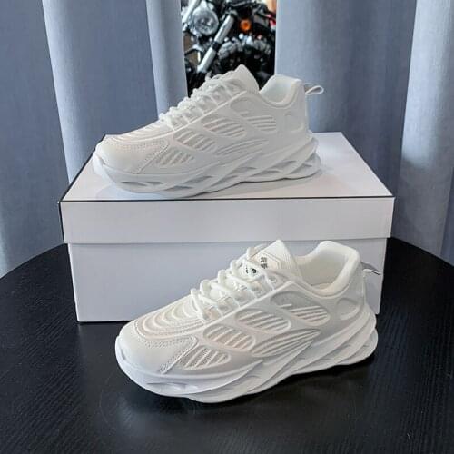 Womens shoes casual running comfort fly woven mesh elastic light non-slip fashion all-match outdoor vulcanized shoes