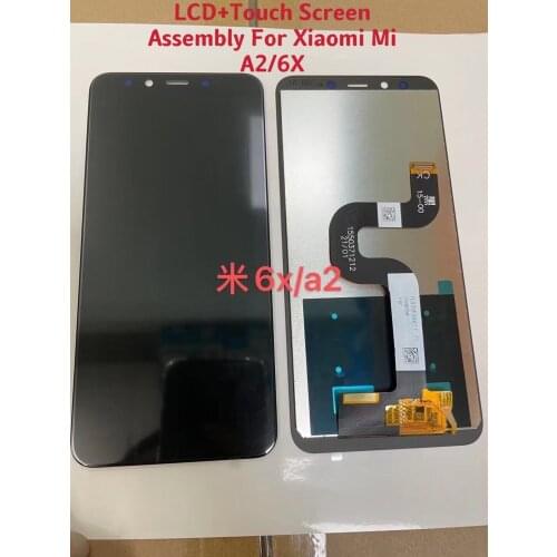 Wholesale Price 10 PCS/Lot 5.99" LCD With Touch Screen Assembly Parts For Xiaomi Mi A2/6X LCD Screen Replacement For Mi A2 Mi 6X
