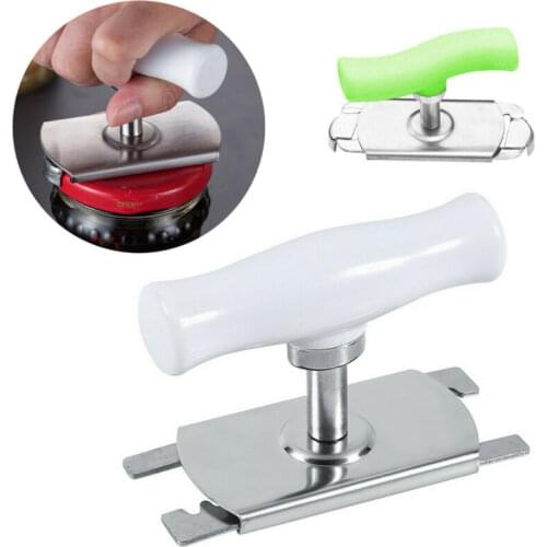 1Pc Creative Safety Stainless Steel Openers Glass Can Opener Jar Bottle Adjustable Hand Manual Easy Gadget Kitchen Useful Tool