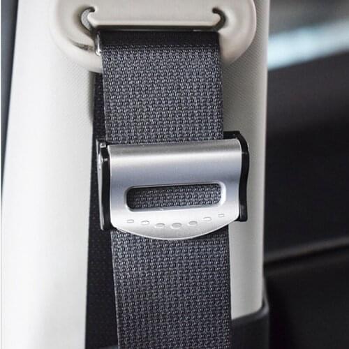 2PCS Universal Car Seat Belts Clips Safety Adjustable Auto Stopper Buckle Plastic Clip Interior Accessories Car Safety Supplies