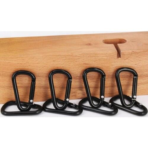 20pcs/set D-type Outdoor Equipment multi-function Hook Fast Hanging Telescopic Key Chain Backpack Accessories Safety Buckle Hang