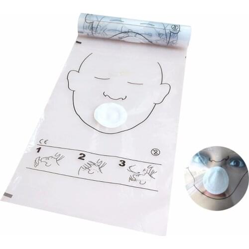 4 Rolls/Pack 36Pcs/Roll CPR Resuscitator Roll For Cardiopulmonary Resuscitation Training Without Valve Emergency Rescue Kit