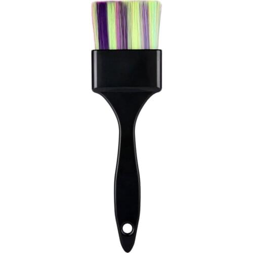 Barber Accessories Or Home DIY Hair Coloring Tint Brush Hair Salon Tools Dye Brush with Colorful Soft Bristles