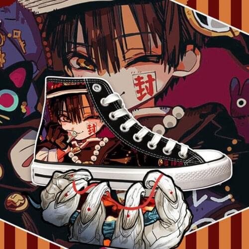 Anime Toilet-Bound Hanako-kun Cosplay Shoes Yugi Amane Nene Yashiro Men Women Boys Girls Canvas Sneakers Casual Breathable