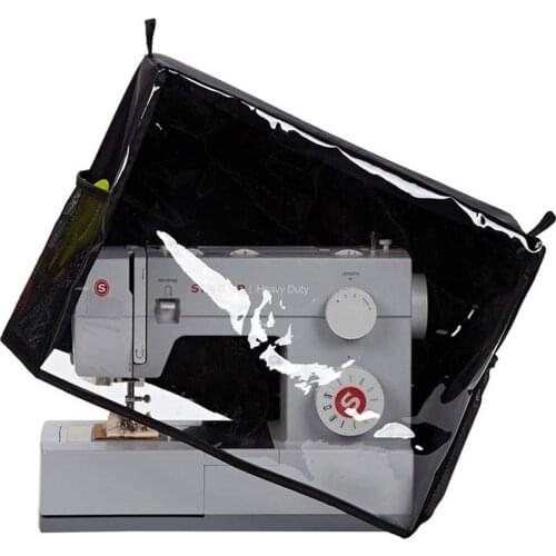 Household Multifunction Sewing Machine With Pocket Storage Bag Dust Cover Portable Waterproof Transparent With Accessories