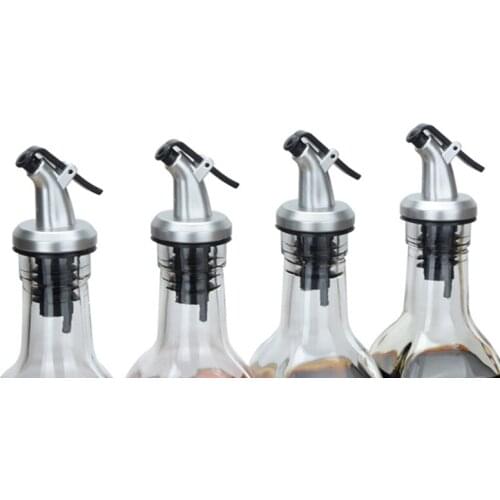 Leak-Proof Pour Nozzle Oil Distributor Kit Kitchen Soy Sauce Olive Oil Pot Stopper S55