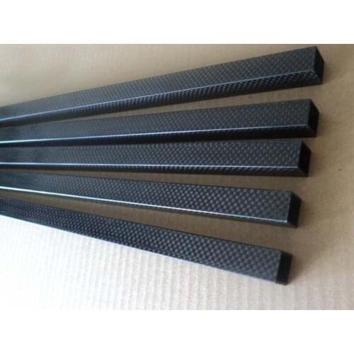 28mm(outside)*25mm(Inside)*1000mm(L) carbon fiber roll-wrapped square tube