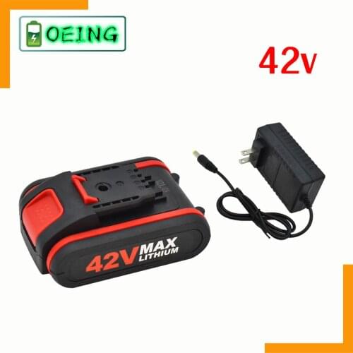 2021 NEW Electric Pruning Saw Single Hand Electric Saw Logging Electric Chain Saw Charging 18650 battery 42V Battery +Charger