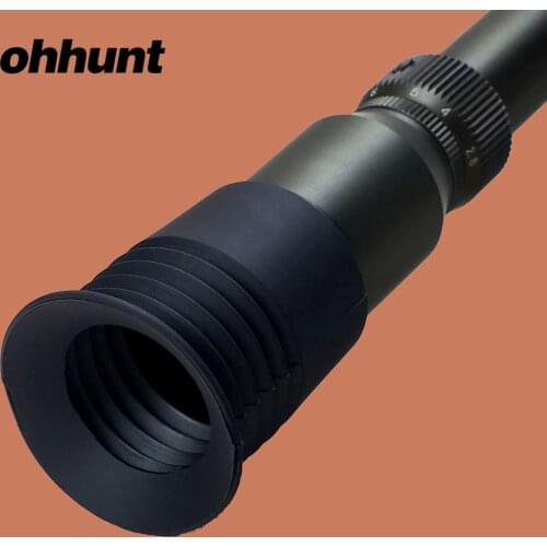 Ohhunt Rubber Eye Protector 40mm inner Diameter Recoil Eye Protector Cover for Tactical Riflescope Hunting Scope Lens Cover