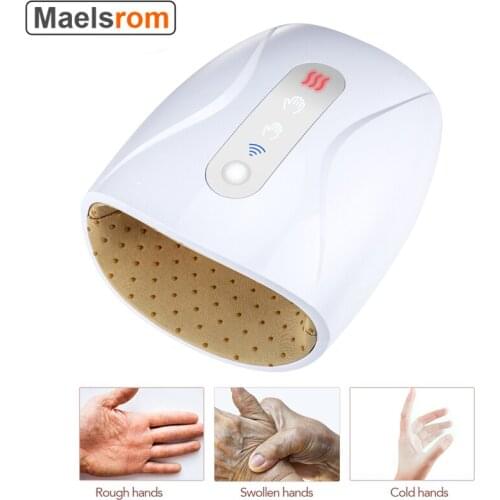 Rechargeable Heated Hand Massager Physiotherapy Equipment Palm Massage Device Electric Palm Air Compression Finger Massager