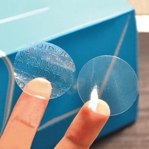 Transparent Round VOID Stickers Waterproof Anti-counterfeiting Sealing Labels Sticker