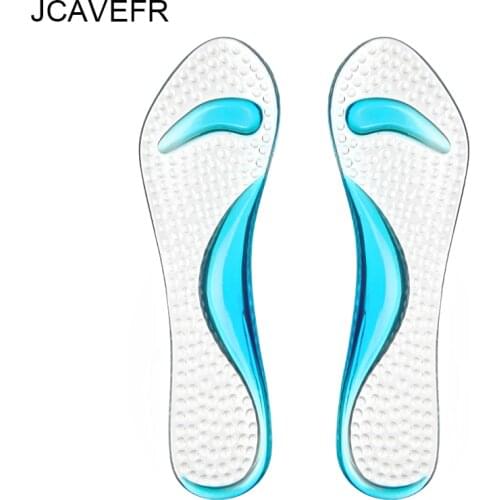 Transparent Non-Slip Arch Heel Cushion Support Silicone Gel Pads Shoes Insole Pain Relief Useful Women Pad Prevent Foot Cocoon