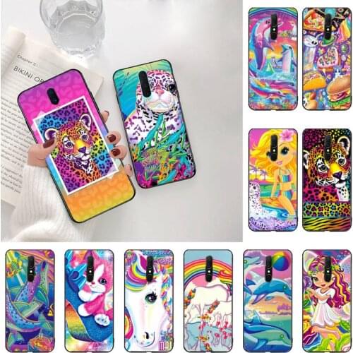 Rainbow Lisa Frank tiger horse dog Cat DIY Printing Phone Case cover Shell For Oppo A5 A9 2020 Reno2 z Renoace 3pro Realme5Pro