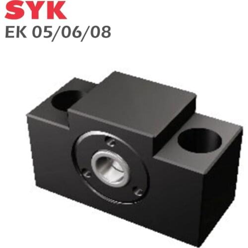 SYK Support Unit EKEF Professional EK05 06 08 fixed-side C7 C5 C3 for ballscrew TBI sfu 0801 1002 1004 Premium CNC Parts End