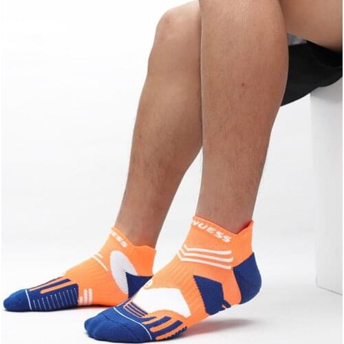 Professional Marathon Thin Anti-slip Breathable No Sweat Sports Socks Outdoor Basketball Running Socks Athletic Men Women