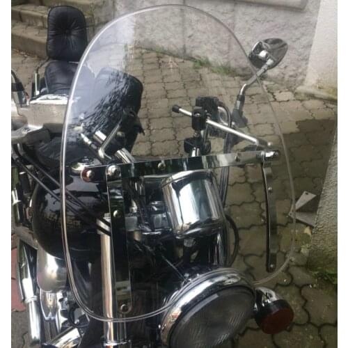 Windscreen For Honda CN250 CG125 CD CG CN 250 125 CM CMX 500 450 400 200 CX 650 7/8" Or 1" Handlebar Grips Screen Windshield