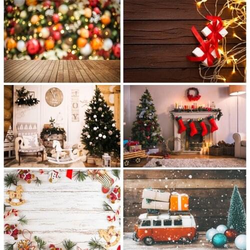 Vinyl Custom Christmas Decoration Photography Background Christmas Backdrops for Photo Studio Props 20928 SDF-01