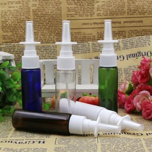 10pcs/lot 30ml colorful direct spray nozzle spray bottle travel bottle cosmetic cosmetic sample bottle PET plastic bottle
