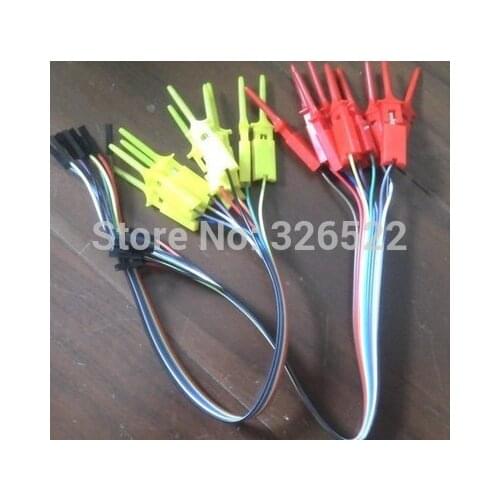 10pcs,Quality test of the quality test hook clip. Logic analyzer test folder. For USB 24M 8CH