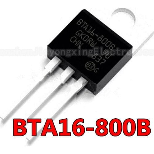 10PCS BTA16-800B TO220 BTA16-800 BTA16 800B TO-220 new and original IC Chipset