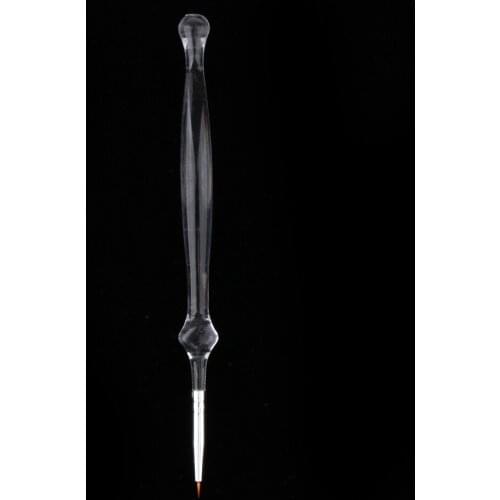 1x Round Pointed Tip Paint Brush Soft for Nail Art Watercolor Oils Sketch