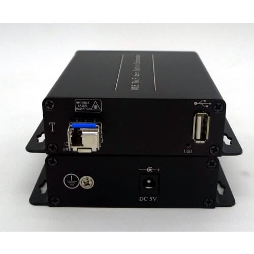 250 meters (820ft) USB 2.0 USB 1.1 extender over fiber optical USB fiber optical converter singlemode LC