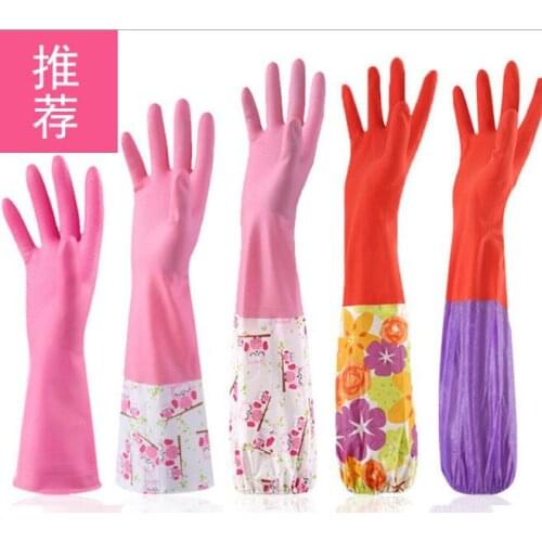 MENS Womens Non-slip Rubber Waterproof Housework Tight Wide Two Style Gloves 3Pairs