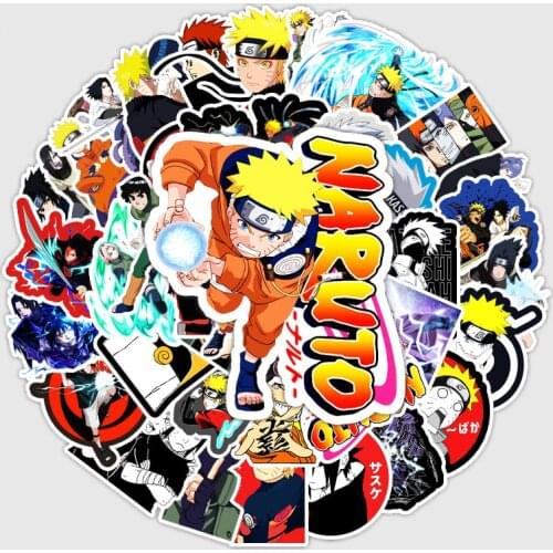 54 Sheets Of Riman Naruto Cartoon Graffiti Stickers Suitcase Motorcycle Car Laptop Stickers