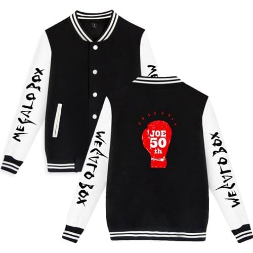 Megalo Box Anime Fashion Prints Baseball Jackets Women/Men Long Sleeve Jacket Hot Sale Casual Streetwear Clothes