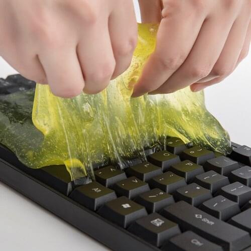 Keyboard cleaning mud computer notebook cleaning soft rubber car interior dust removal mud gap dead corner sticky dust artifact