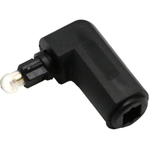 90 Degree Right Angle Digital Optical to Plug Audio Adapter
