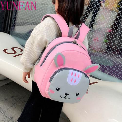 Childrens Girls Cartoon Cute Kindergarten School Bag Fashion Wild Men and Women Mini Backpack Multi-function Bolsa Sac A Dos