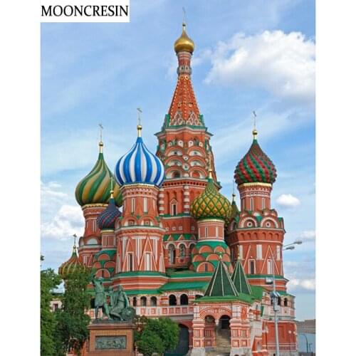 Diy Diamond Mosaic Embroidery Cross Stitch Castle Needlework Craft Art 5D Diamond Painting Full Rhinestone Of Picture Home Decor