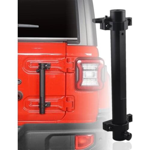 For Jeep Wrangler Accessories Tailgate Hinge Flag Pole Antenna Mounting Bracket Flagpole Holder for Wrangler JL JK